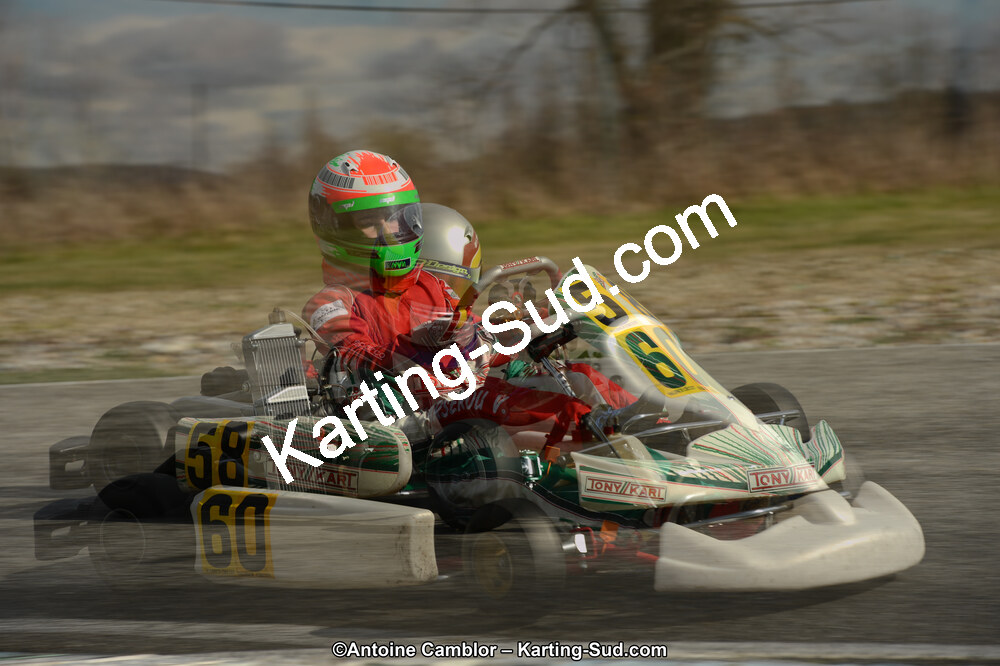 10/03/2013 : 1ère manche du Trophée Vincent Sanchez à Lavelanet (Photos Antoine Camblor) 2013 — karting