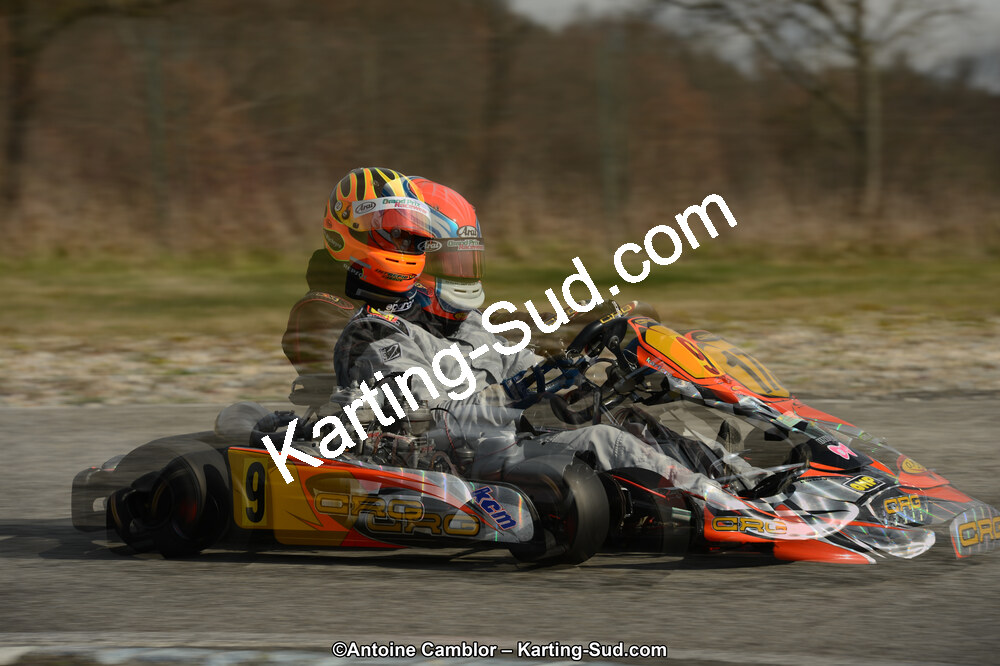 10/03/2013 : 1ère manche du Trophée Vincent Sanchez à Lavelanet (Photos Antoine Camblor) 2013 — karting