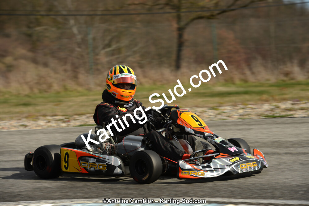 10/03/2013 : 1ère manche du Trophée Vincent Sanchez à Lavelanet (Photos Antoine Camblor) 2013 — karting