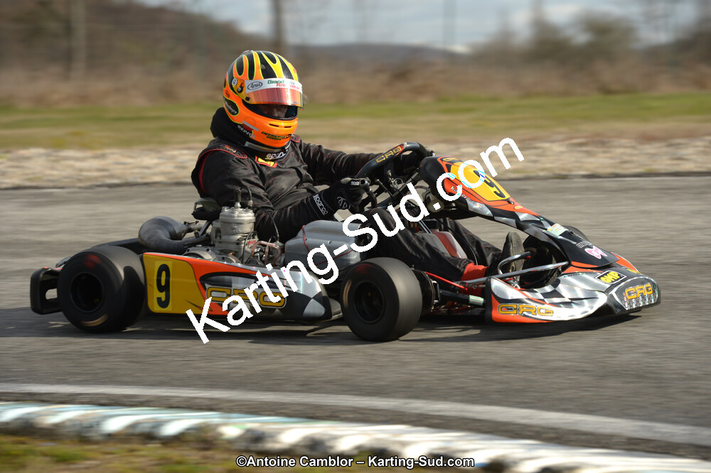 10/03/2013 : 1ère manche du Trophée Vincent Sanchez à Lavelanet (Photos Antoine Camblor) 2013 — karting