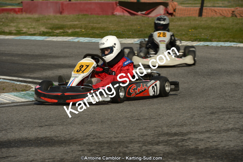 10/03/2013 : 1ère manche du Trophée Vincent Sanchez à Lavelanet (Photos Antoine Camblor) 2013 — karting