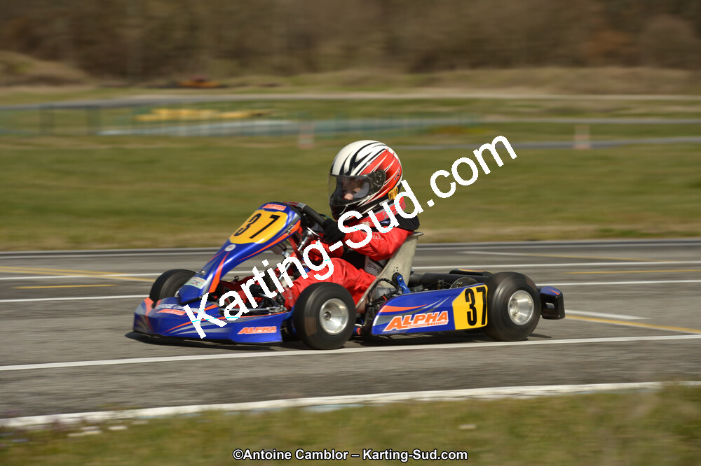 10/03/2013 : 1ère manche du Trophée Vincent Sanchez à Lavelanet (Photos Antoine Camblor) 2013 — karting