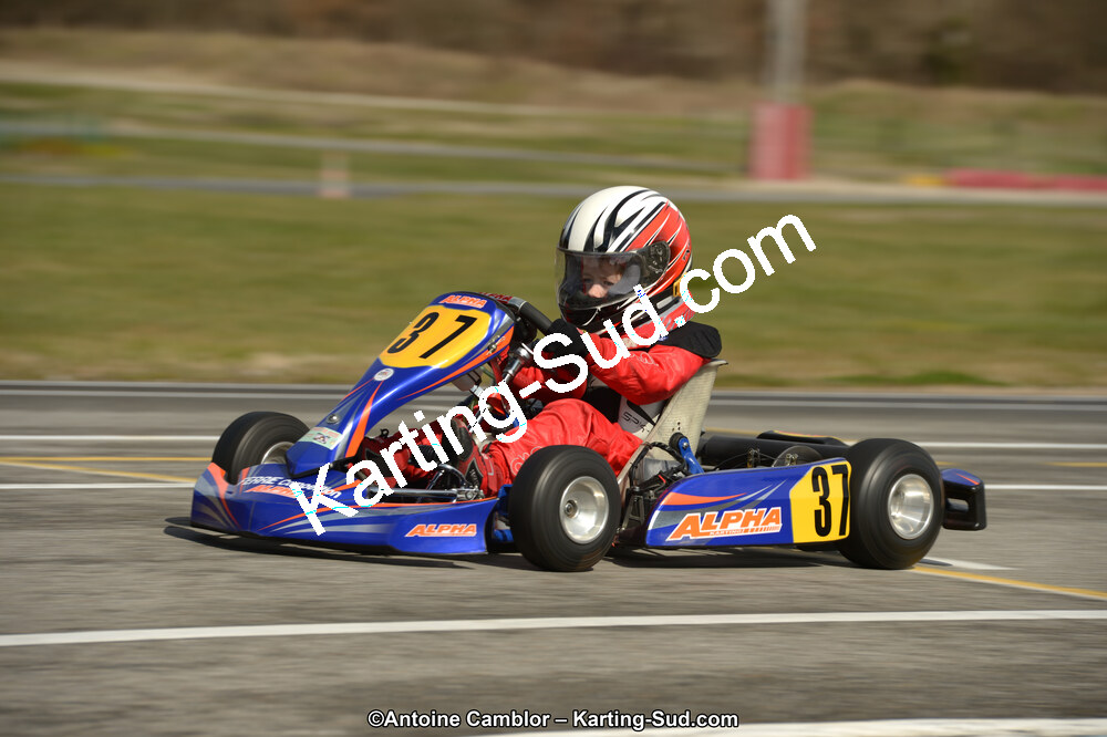 10/03/2013 : 1ère manche du Trophée Vincent Sanchez à Lavelanet (Photos Antoine Camblor) 2013 — karting