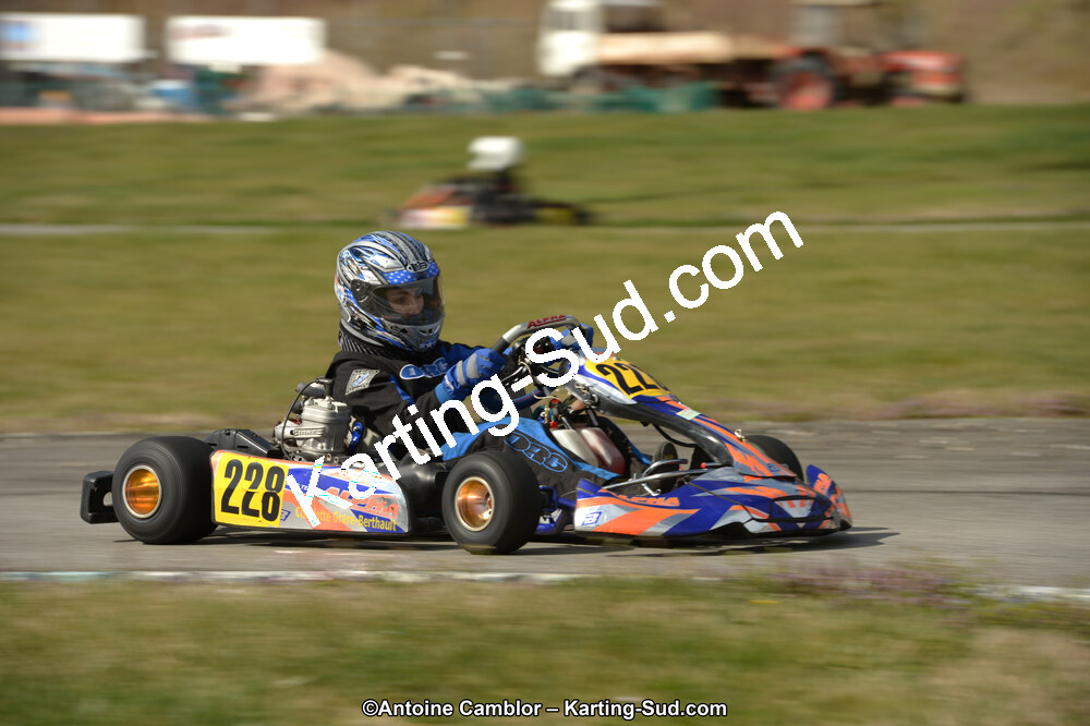 10/03/2013 : 1ère manche du Trophée Vincent Sanchez à Lavelanet (Photos Antoine Camblor) 2013 — karting