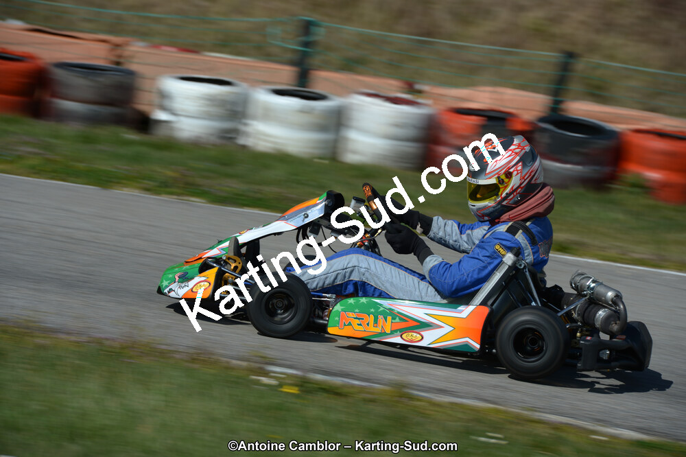 10/03/2013 : 1ère manche du Trophée Vincent Sanchez à Lavelanet (Photos Antoine Camblor) 2013 — karting