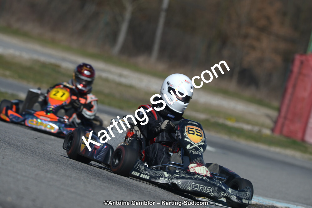 10/03/2013 : 1ère manche du Trophée Vincent Sanchez à Lavelanet (Photos Antoine Camblor) 2013 — karting