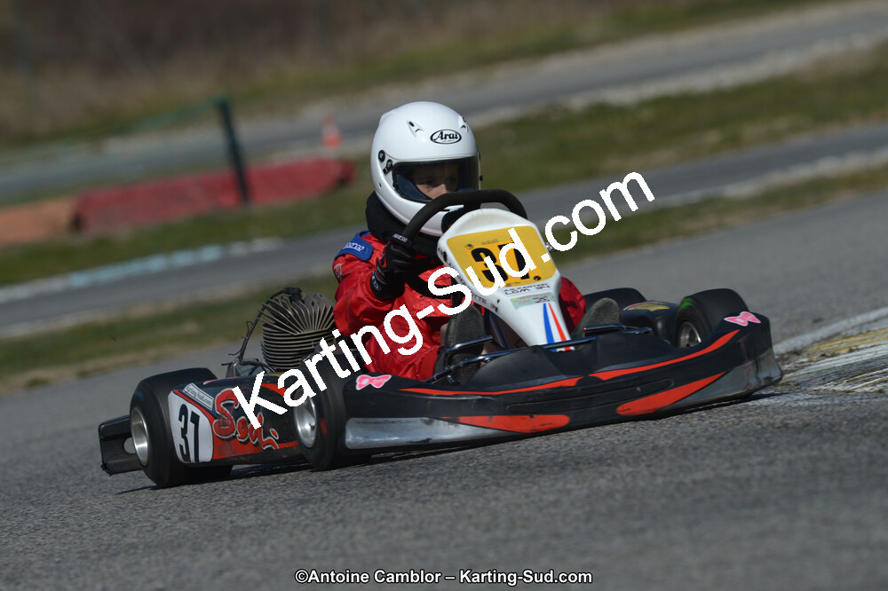 10/03/2013 : 1ère manche du Trophée Vincent Sanchez à Lavelanet (Photos Antoine Camblor) 2013 — karting