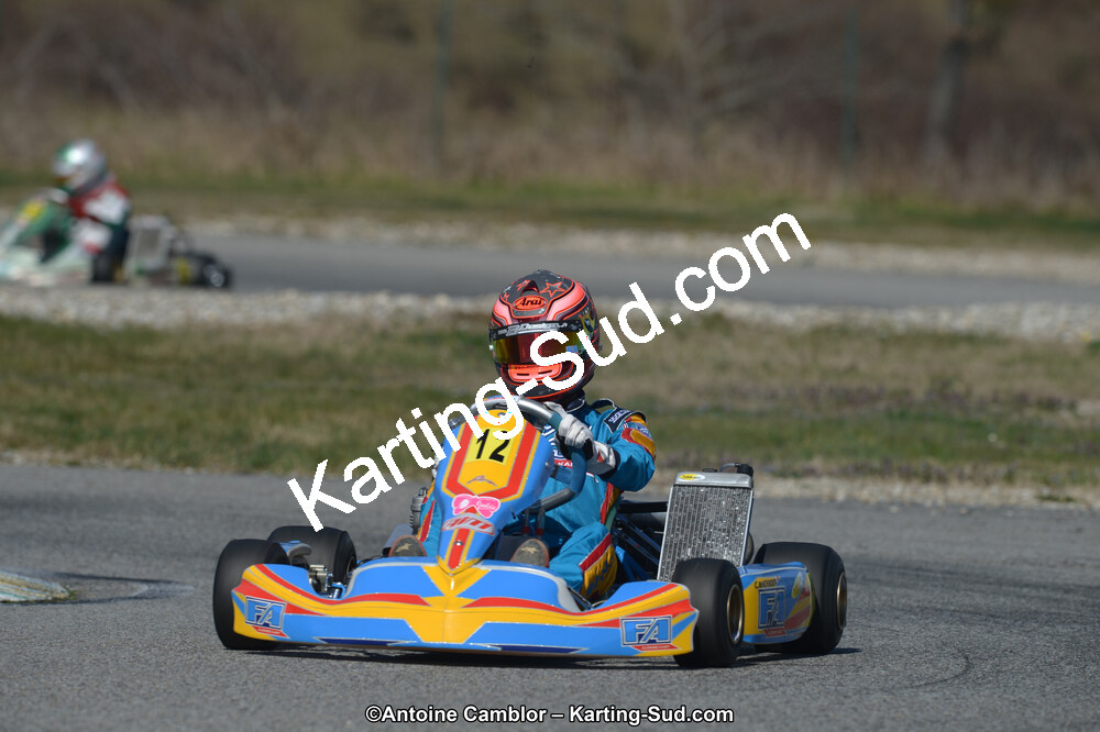 10/03/2013 : 1ère manche du Trophée Vincent Sanchez à Lavelanet (Photos Antoine Camblor) 2013 — karting