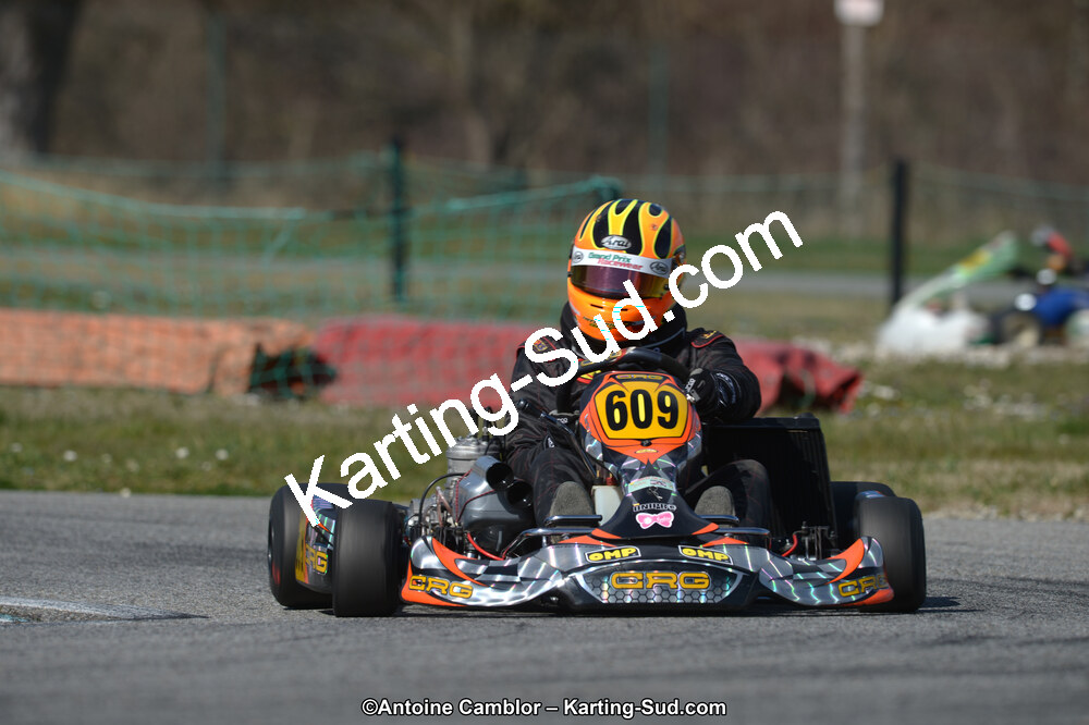 10/03/2013 : 1ère manche du Trophée Vincent Sanchez à Lavelanet (Photos Antoine Camblor) 2013 — karting