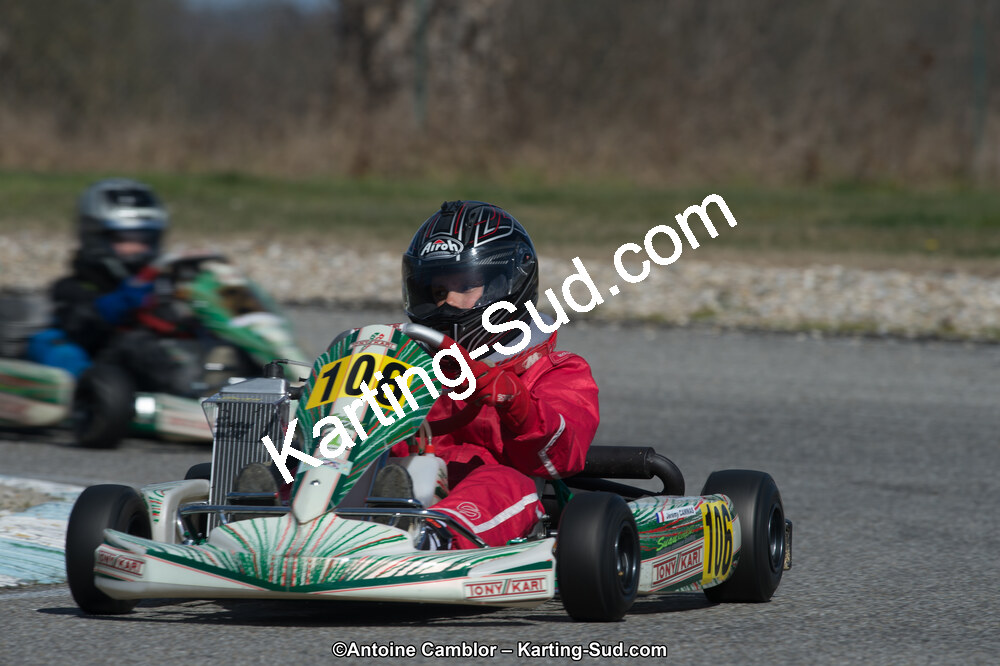 10/03/2013 : 1ère manche du Trophée Vincent Sanchez à Lavelanet (Photos Antoine Camblor) 2013 — karting
