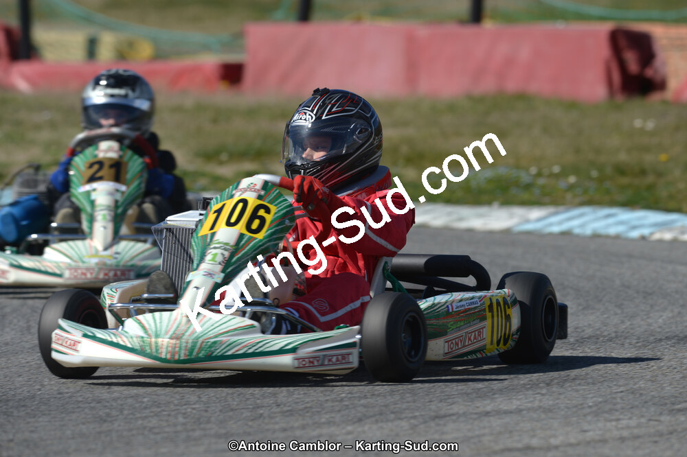 10/03/2013 : 1ère manche du Trophée Vincent Sanchez à Lavelanet (Photos Antoine Camblor) 2013 — karting