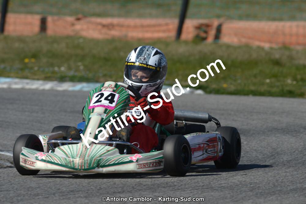 10/03/2013 : 1ère manche du Trophée Vincent Sanchez à Lavelanet (Photos Antoine Camblor) 2013 — karting