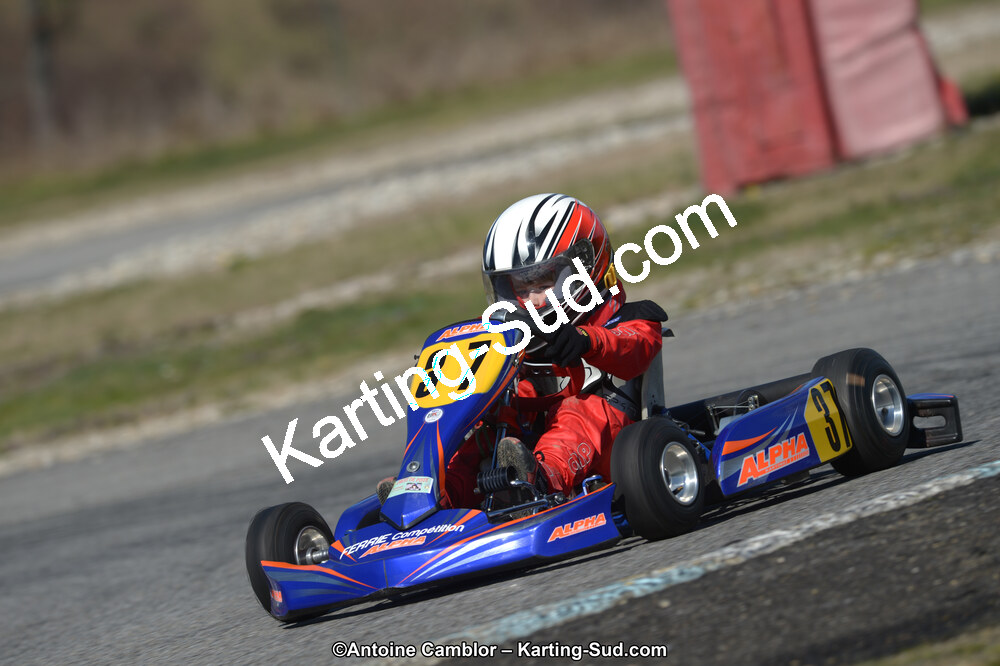 10/03/2013 : 1ère manche du Trophée Vincent Sanchez à Lavelanet (Photos Antoine Camblor) 2013 — karting