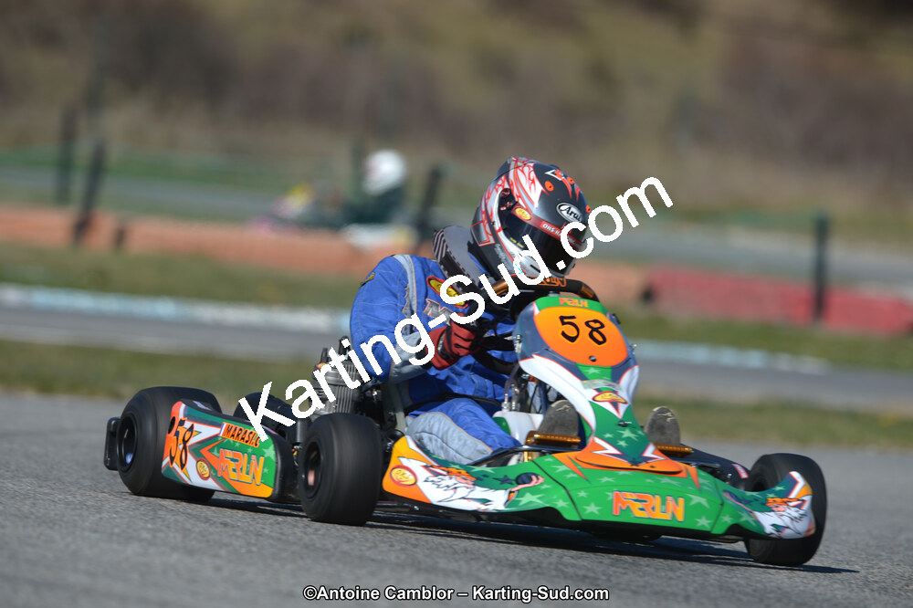 10/03/2013 : 1ère manche du Trophée Vincent Sanchez à Lavelanet (Photos Antoine Camblor) 2013 — karting