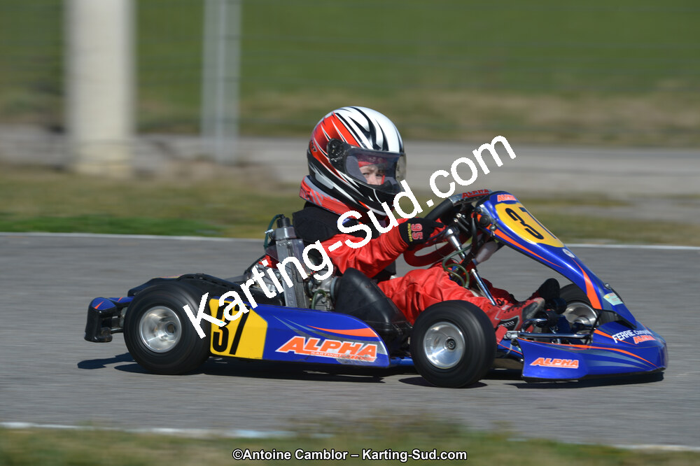 10/03/2013 : 1ère manche du Trophée Vincent Sanchez à Lavelanet (Photos Antoine Camblor) 2013 — karting
