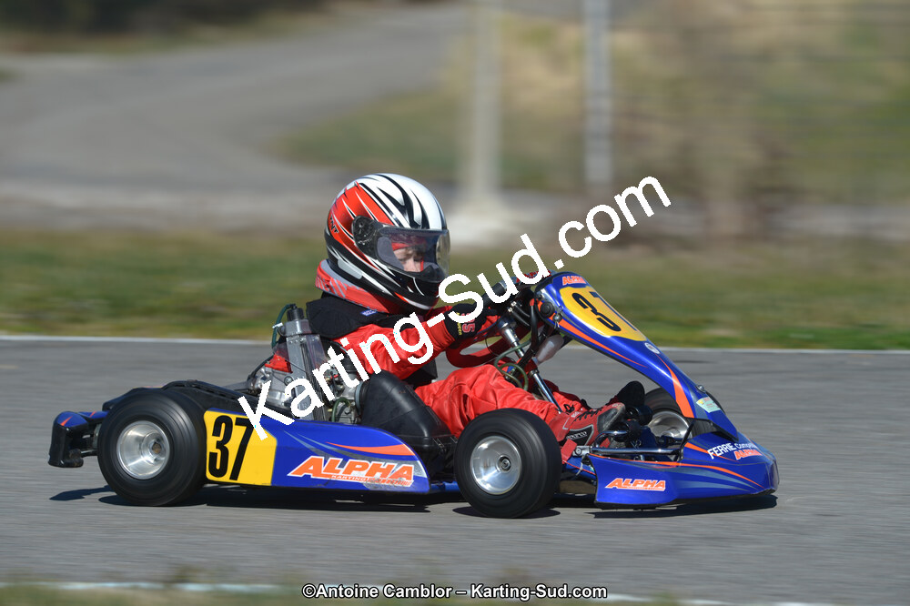 10/03/2013 : 1ère manche du Trophée Vincent Sanchez à Lavelanet (Photos Antoine Camblor) 2013 — karting