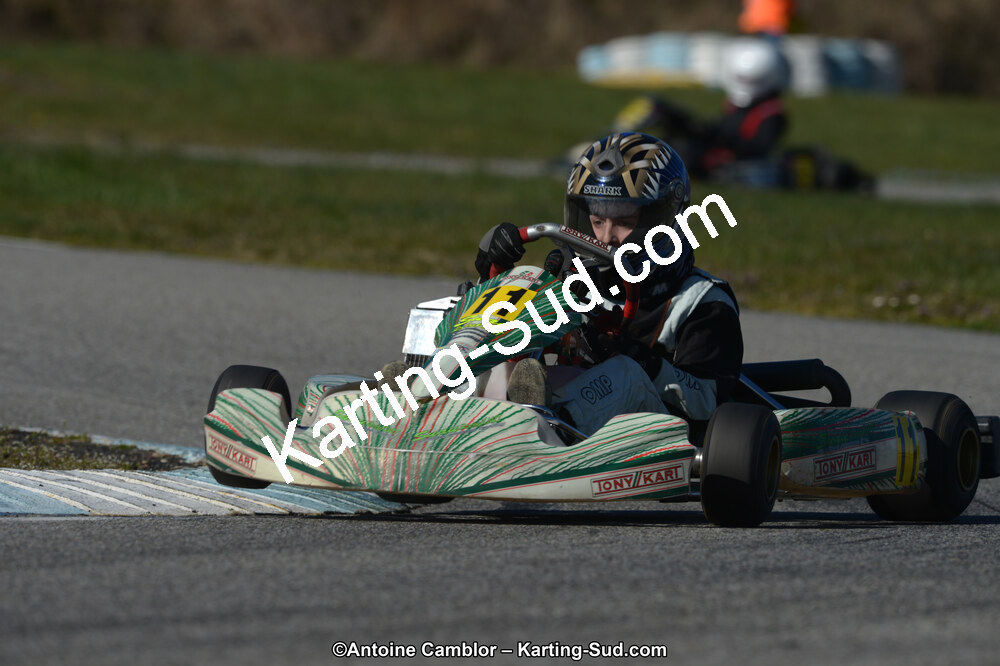 10/03/2013 : 1ère manche du Trophée Vincent Sanchez à Lavelanet (Photos Antoine Camblor) 2013 — karting