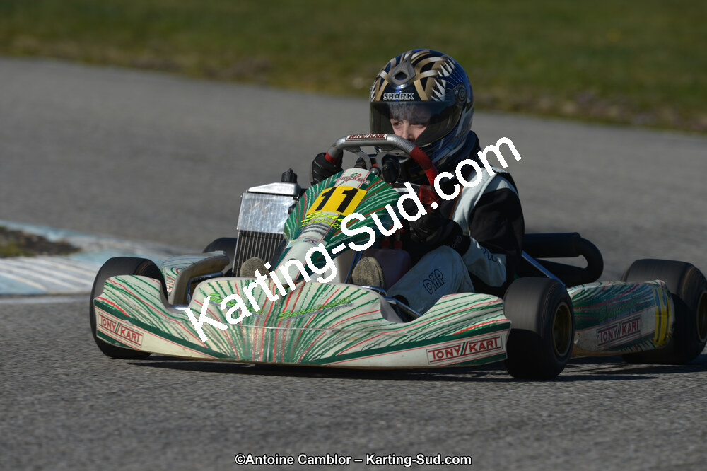 10/03/2013 : 1ère manche du Trophée Vincent Sanchez à Lavelanet (Photos Antoine Camblor) 2013 — karting