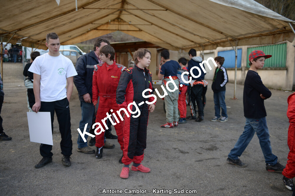10/03/2013 : 1ère manche du Trophée Vincent Sanchez à Lavelanet (Photos Antoine Camblor) 2013 — karting