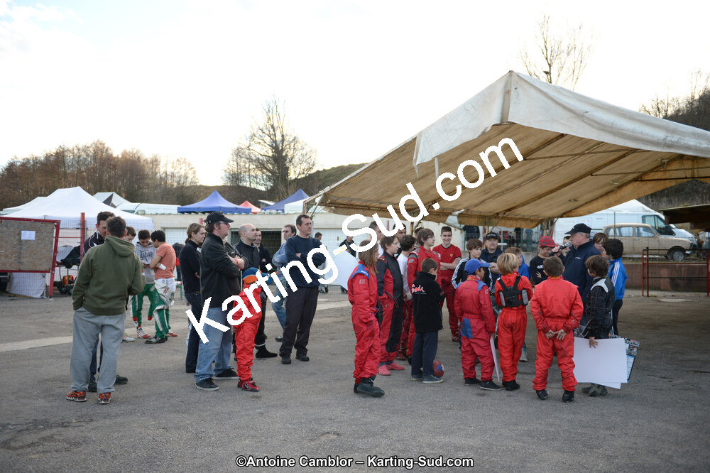 10/03/2013 : 1ère manche du Trophée Vincent Sanchez à Lavelanet (Photos Antoine Camblor) 2013 — karting