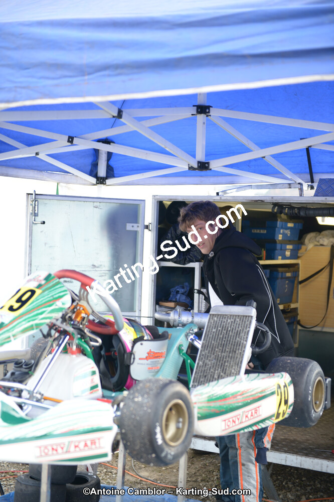 10/03/2013 : 1ère manche du Trophée Vincent Sanchez à Lavelanet (Photos Antoine Camblor) 2013 — karting