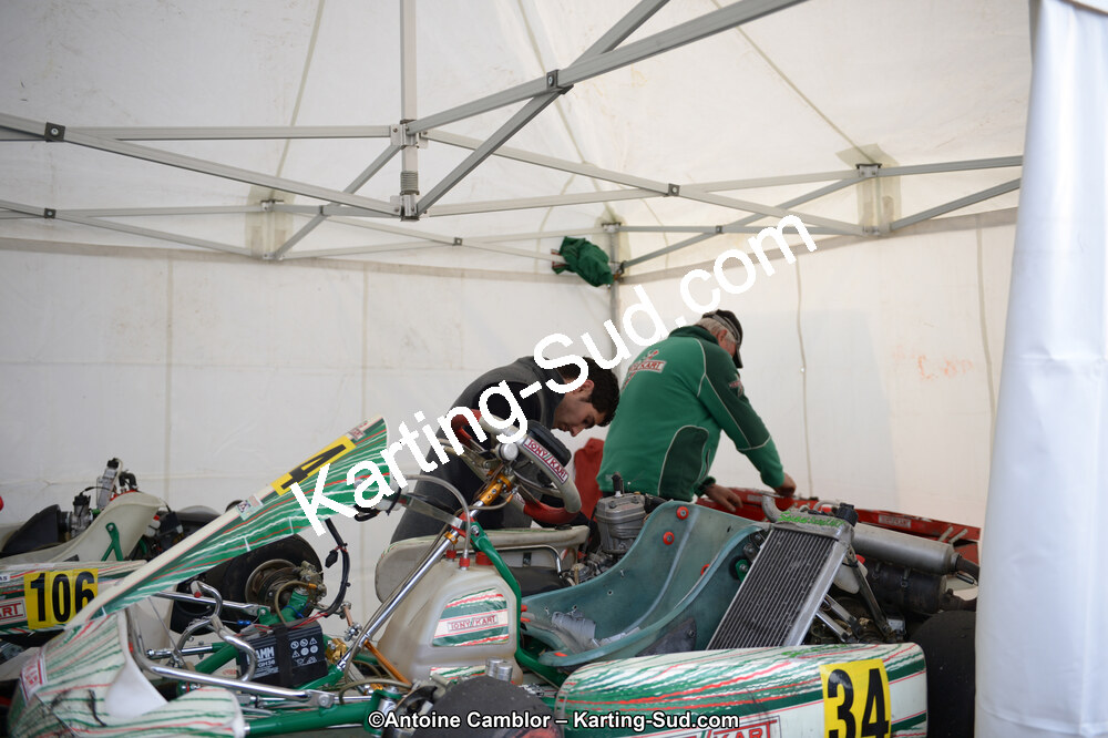 10/03/2013 : 1ère manche du Trophée Vincent Sanchez à Lavelanet (Photos Antoine Camblor) 2013 — karting