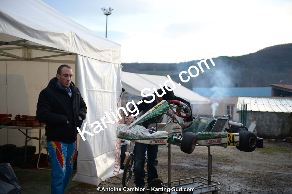 10/03/2013 : 1ère manche du Trophée Vincent Sanchez à Lavelanet (Photos Antoine Camblor) 2013 — karting