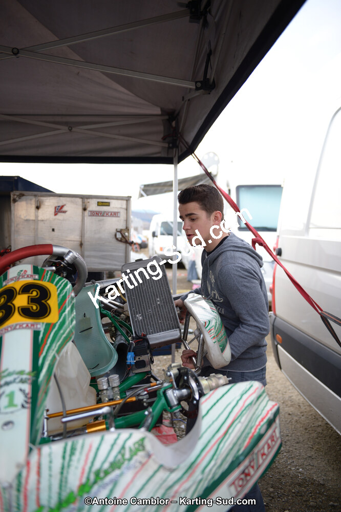 10/03/2013 : 1ère manche du Trophée Vincent Sanchez à Lavelanet (Photos Antoine Camblor) 2013 — karting