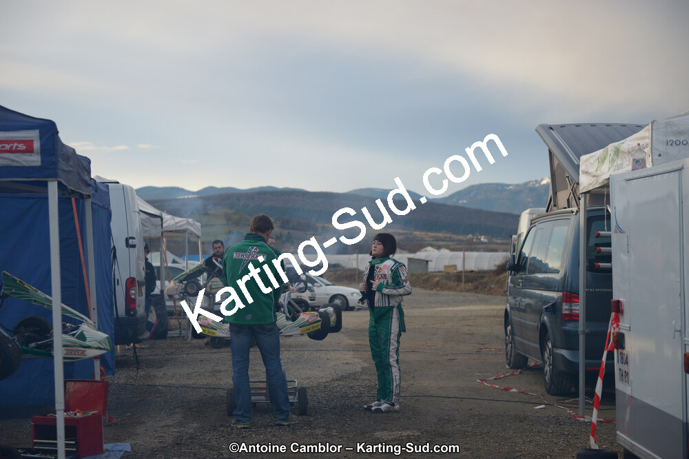 10/03/2013 : 1ère manche du Trophée Vincent Sanchez à Lavelanet (Photos Antoine Camblor) 2013 — karting