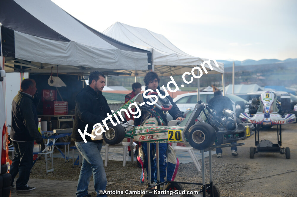 10/03/2013 : 1ère manche du Trophée Vincent Sanchez à Lavelanet (Photos Antoine Camblor) 2013 — karting