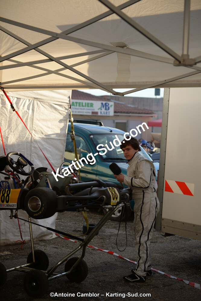10/03/2013 : 1ère manche du Trophée Vincent Sanchez à Lavelanet (Photos Antoine Camblor) 2013 — karting