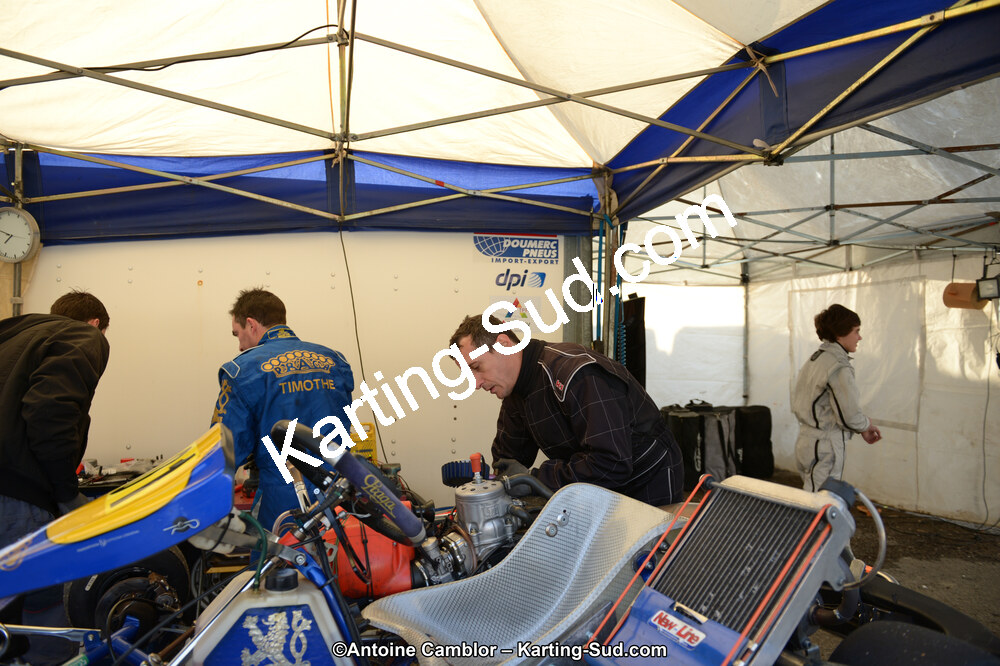 10/03/2013 : 1ère manche du Trophée Vincent Sanchez à Lavelanet (Photos Antoine Camblor) 2013 — karting