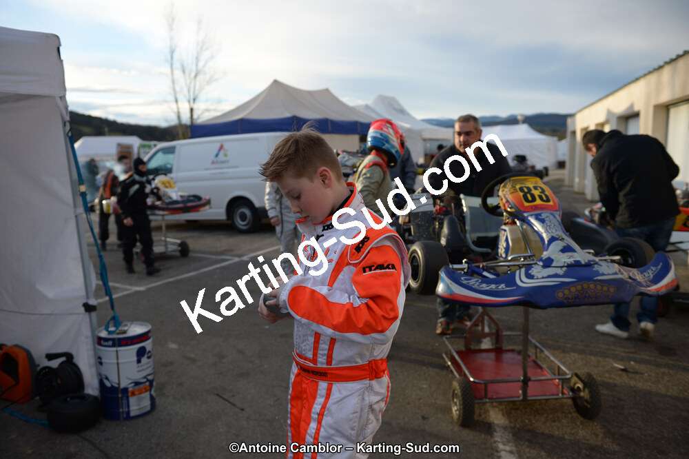 10/03/2013 : 1ère manche du Trophée Vincent Sanchez à Lavelanet (Photos Antoine Camblor) 2013 — karting