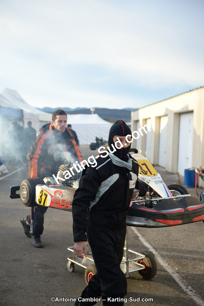 10/03/2013 : 1ère manche du Trophée Vincent Sanchez à Lavelanet (Photos Antoine Camblor) 2013 — karting