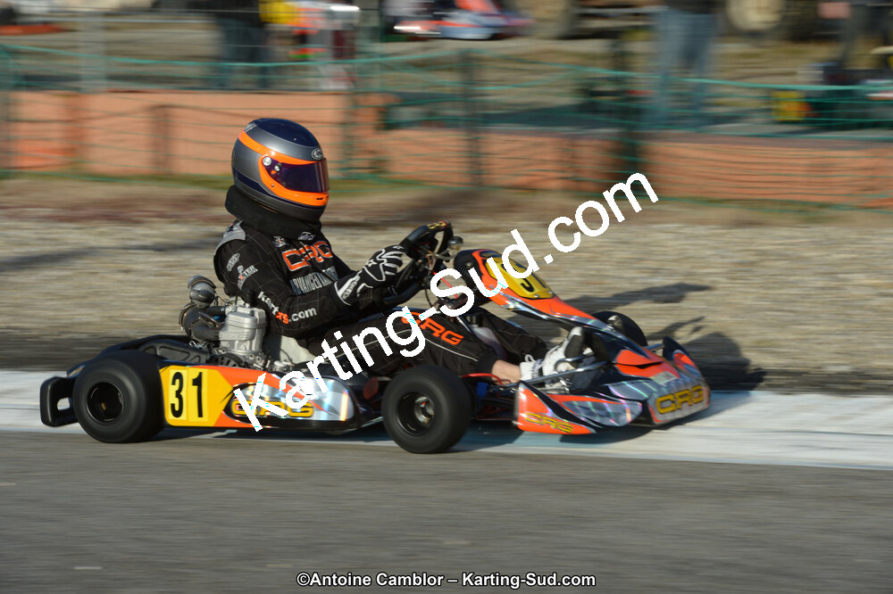 10/03/2013 : 1ère manche du Trophée Vincent Sanchez à Lavelanet (Photos Antoine Camblor) 2013 — karting