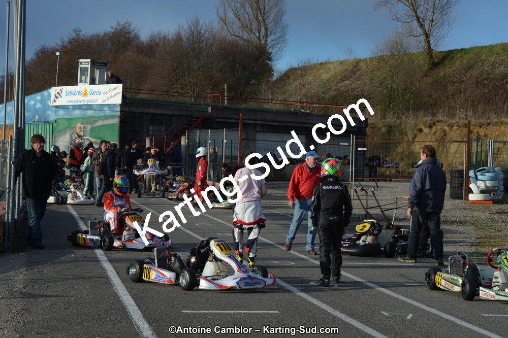 10/03/2013 : 1ère manche du Trophée Vincent Sanchez à Lavelanet (Photos Antoine Camblor) 2013 — karting