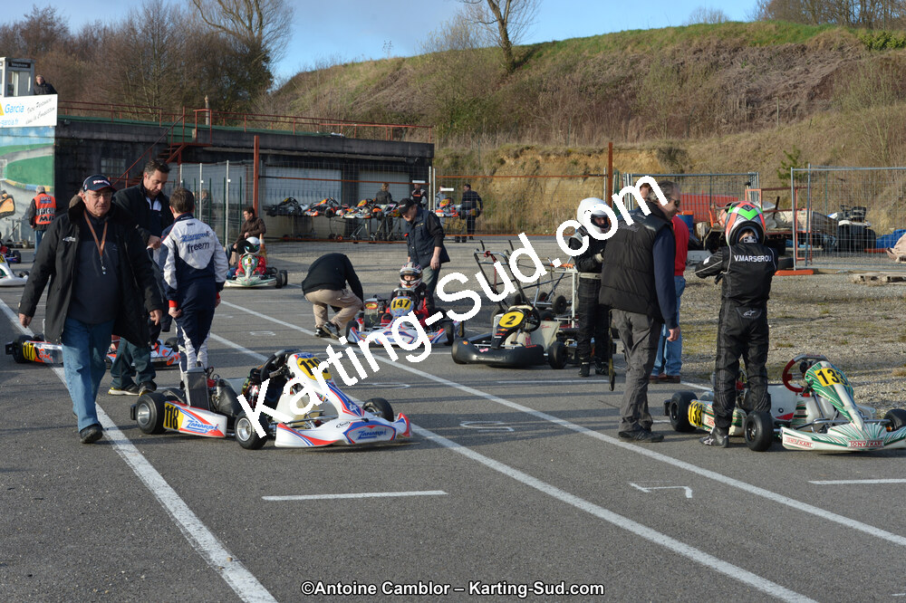 10/03/2013 : 1ère manche du Trophée Vincent Sanchez à Lavelanet (Photos Antoine Camblor) 2013 — karting