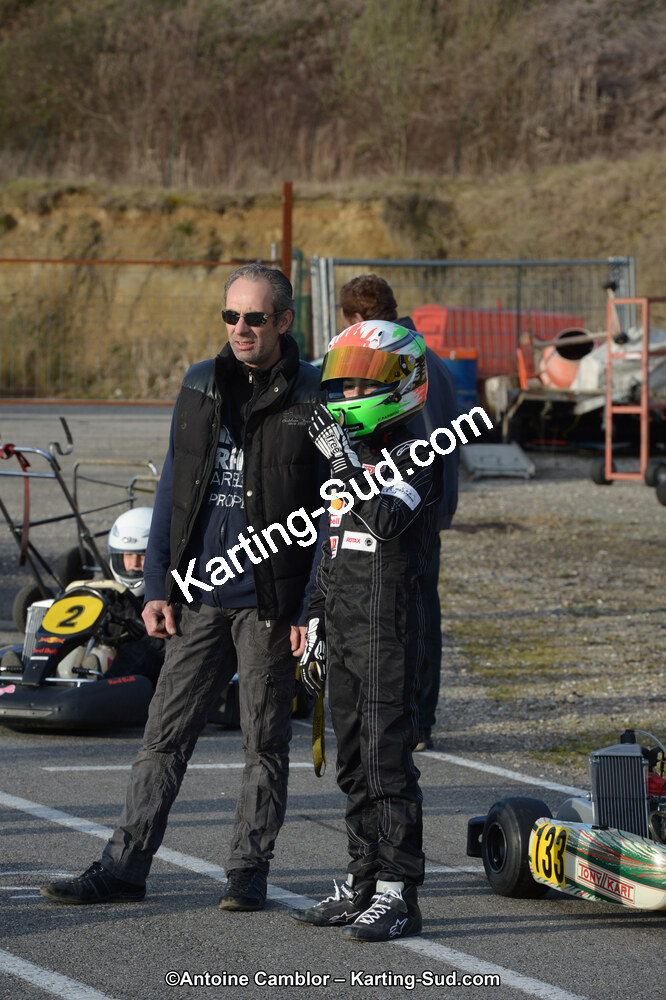 10/03/2013 : 1ère manche du Trophée Vincent Sanchez à Lavelanet (Photos Antoine Camblor) 2013 — karting