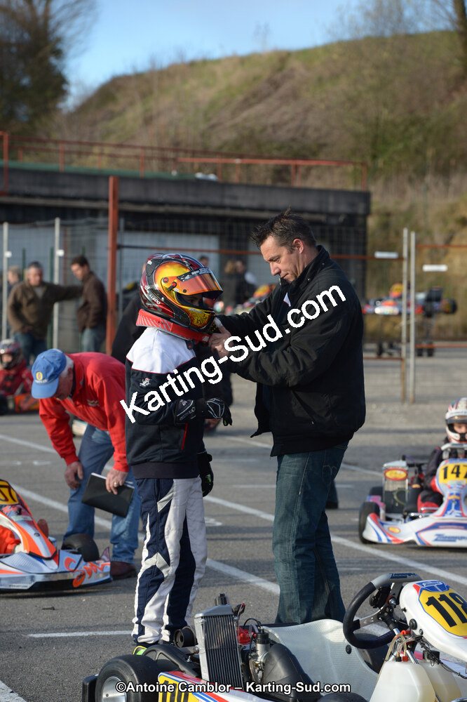 10/03/2013 : 1ère manche du Trophée Vincent Sanchez à Lavelanet (Photos Antoine Camblor) 2013 — karting