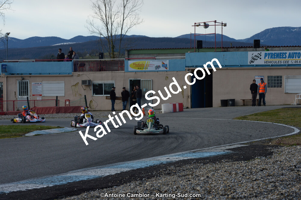 10/03/2013 : 1ère manche du Trophée Vincent Sanchez à Lavelanet (Photos Antoine Camblor) 2013 — karting