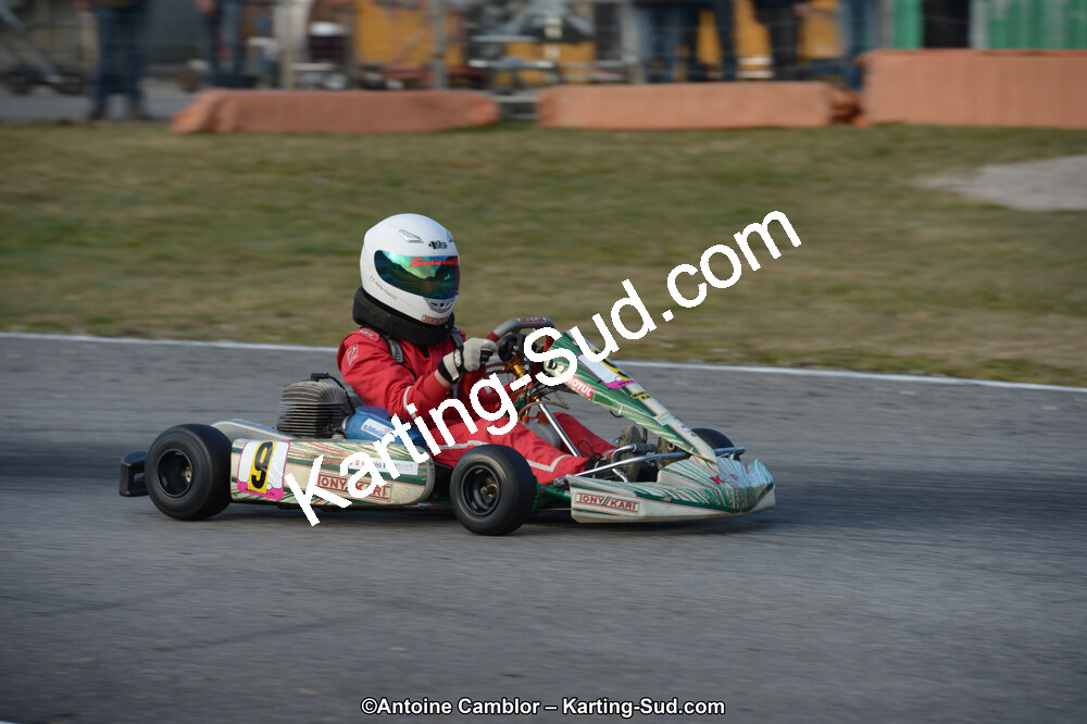 10/03/2013 : 1ère manche du Trophée Vincent Sanchez à Lavelanet (Photos Antoine Camblor) 2013 — karting