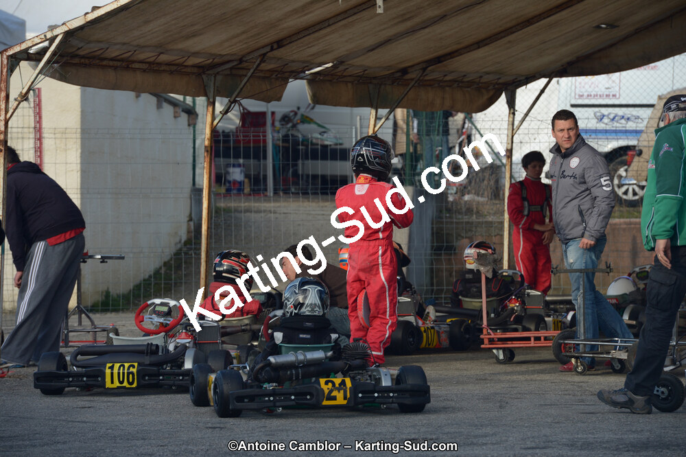 10/03/2013 : 1ère manche du Trophée Vincent Sanchez à Lavelanet (Photos Antoine Camblor) 2013 — karting