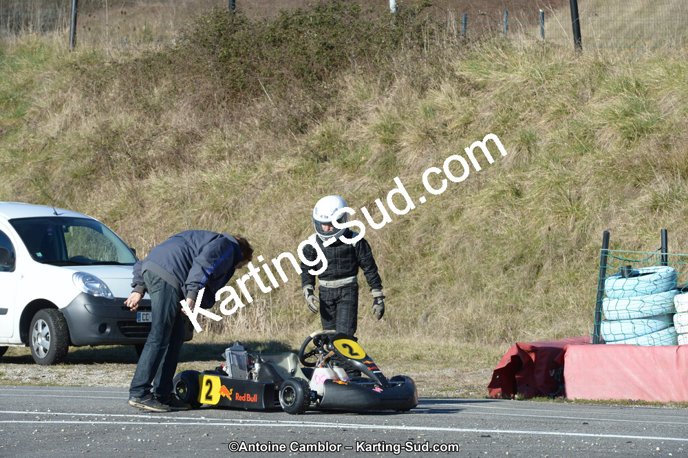 10/03/2013 : 1ère manche du Trophée Vincent Sanchez à Lavelanet (Photos Antoine Camblor) 2013 — karting