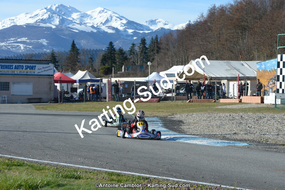 10/03/2013 : 1ère manche du Trophée Vincent Sanchez à Lavelanet (Photos Antoine Camblor) 2013 — karting