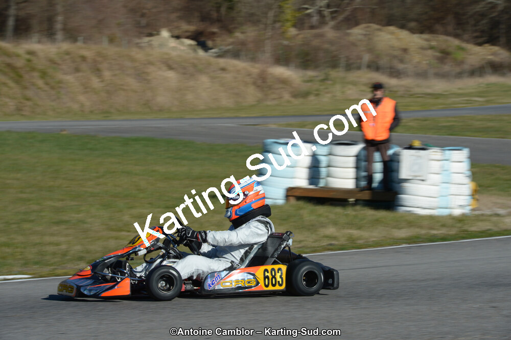 10/03/2013 : 1ère manche du Trophée Vincent Sanchez à Lavelanet (Photos Antoine Camblor) 2013 — karting