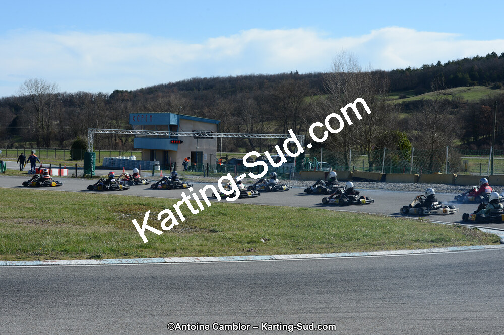 10/03/2013 : 1ère manche du Trophée Vincent Sanchez à Lavelanet (Photos Antoine Camblor) 2013 — karting