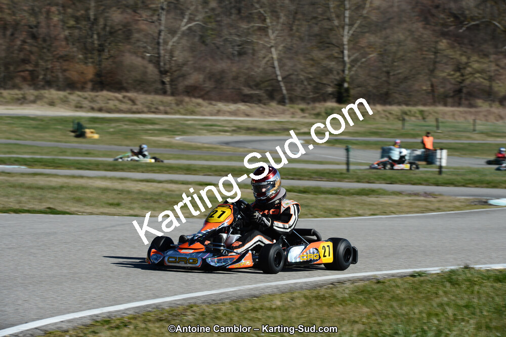 10/03/2013 : 1ère manche du Trophée Vincent Sanchez à Lavelanet (Photos Antoine Camblor) 2013 — karting