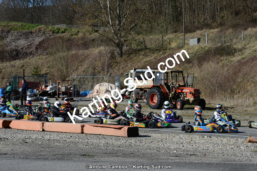 10/03/2013 : 1ère manche du Trophée Vincent Sanchez à Lavelanet (Photos Antoine Camblor) 2013 — karting