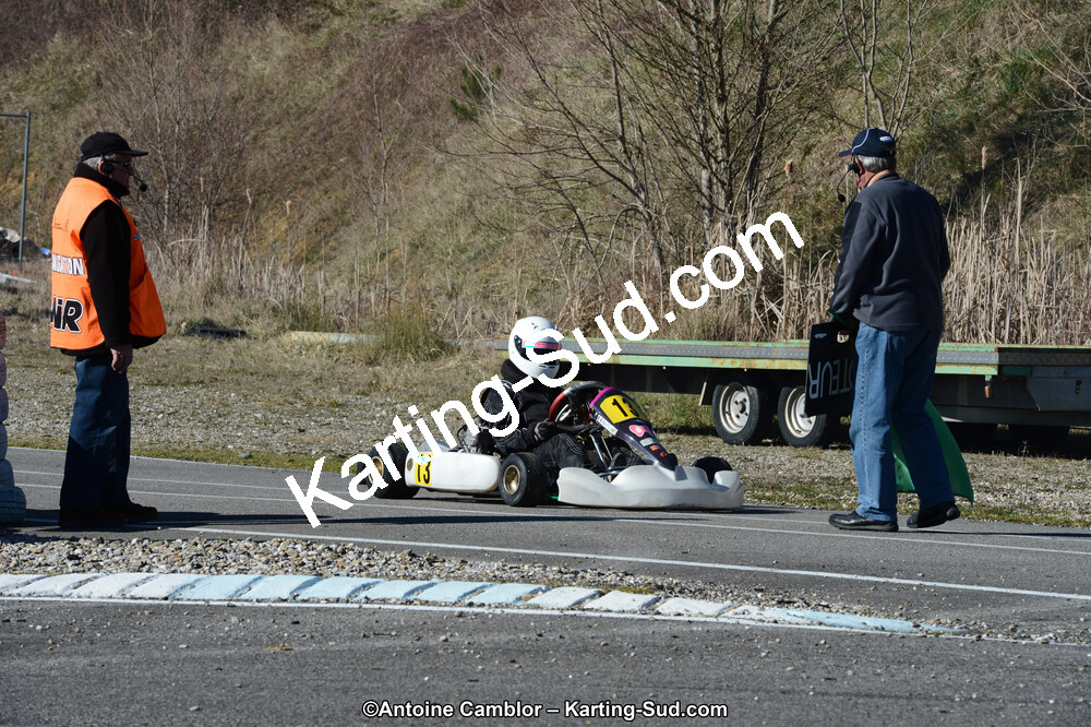10/03/2013 : 1ère manche du Trophée Vincent Sanchez à Lavelanet (Photos Antoine Camblor) 2013 — karting