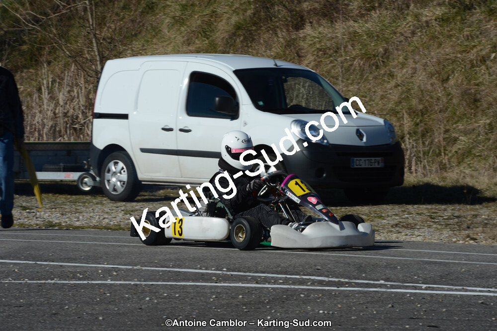 10/03/2013 : 1ère manche du Trophée Vincent Sanchez à Lavelanet (Photos Antoine Camblor) 2013 — karting